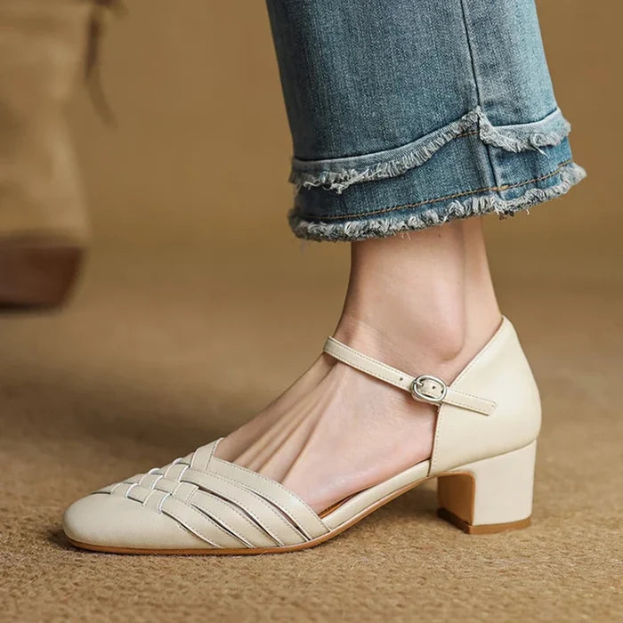 Stella Genuine Leather Heels
