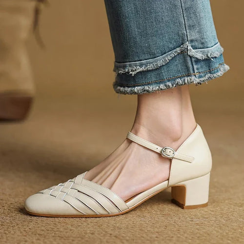 Stella Genuine Leather Heels