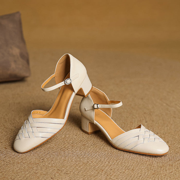 Stella Genuine Leather Heels