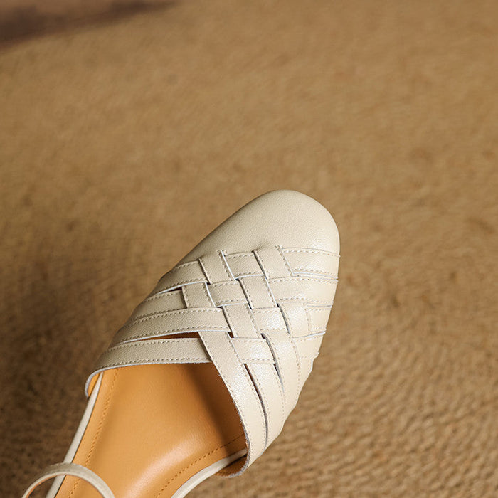 Stella Genuine Leather Heels
