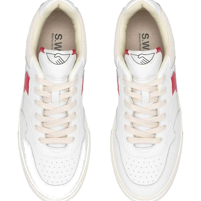 Stepney Workers Club Pearl S-Strike Leather White / Red sneakers — style YA09530 — photo 4 of 4