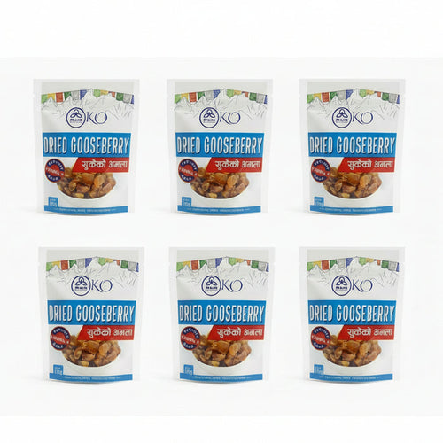 ^ packs of dried gooseberry