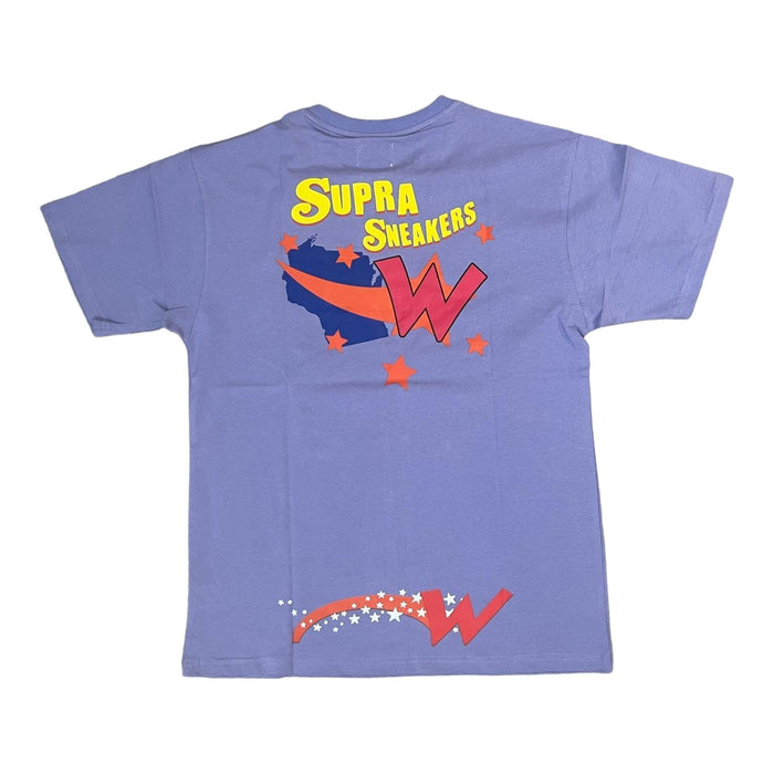 Supra Sneakers State Pride Tee Lavender - Supra Sneakers