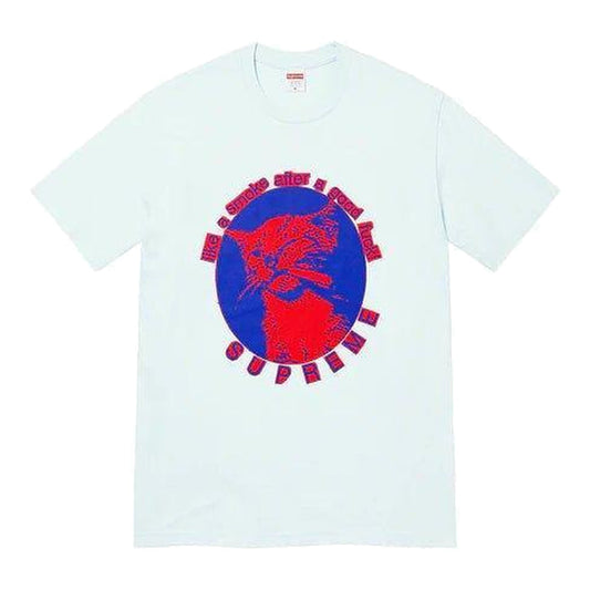 Supreme Smoke Tee Pale Blue - Supra Sneakers