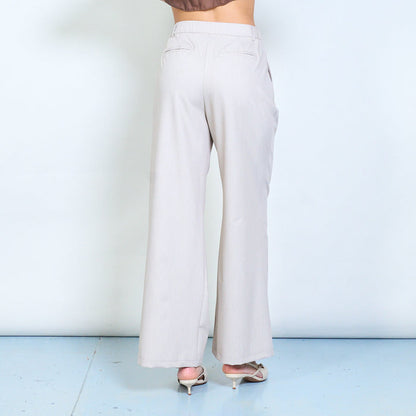 Tailored wide leg pleated trousers wholesale
