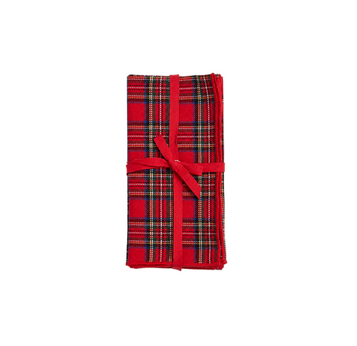Tartan Traditions Cloth Napkins, Set of 4