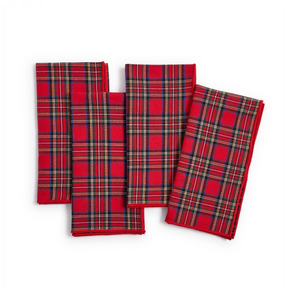 Tartan Traditions Cloth Napkins, Set of 4