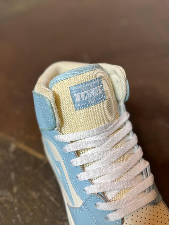 Telford Light Blue/ Cream Leather