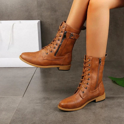 Theodora Leather Boots