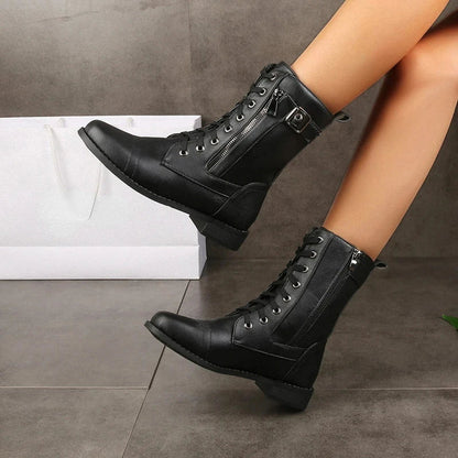 Theodora Leather Boots