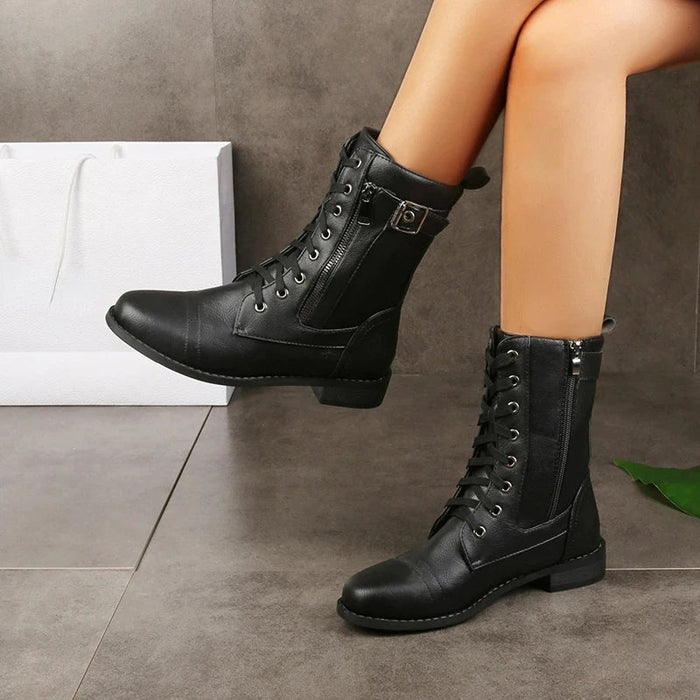Theodora Leather Boots