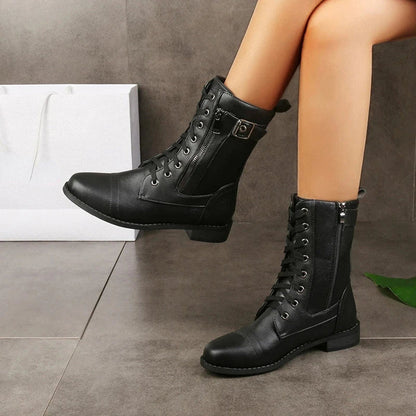 Theodora Leather Boots