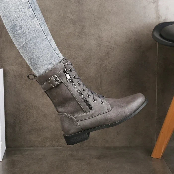 Theodora Leather Boots