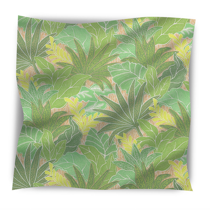 Tobago Leaf Fabric in Palm