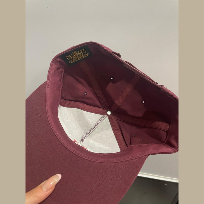 Travis Scott Astroworld Tour Wish You Were Here Hat Maroon - Supra Sneakers
