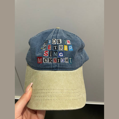 Travis Scott Birds in the Trap Washed Denim Hat Blue / Green, Hat - Supra Sneakers