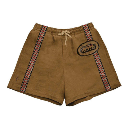 Travis Scott Cactus Jack Stripe Short Brown Multi - Supra Sneakers