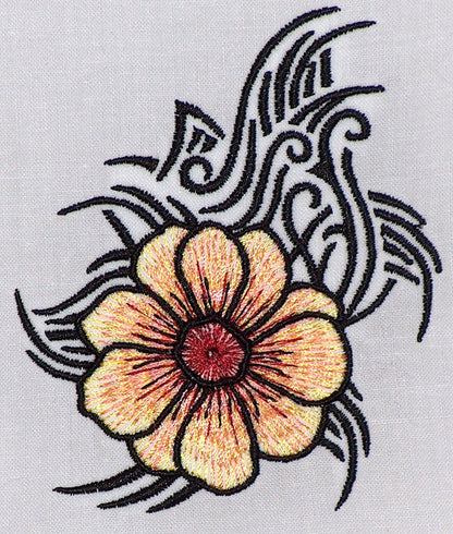Tribal Flowers [4x4] 11522 Machine Embroidery Designs