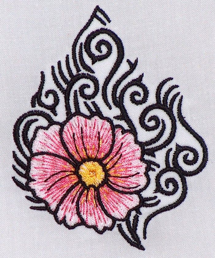 Tribal Flowers [4x4] 11522 Machine Embroidery Designs