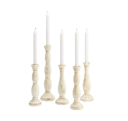 Twisted Inlay Candlestick