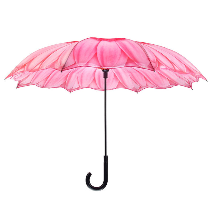Umbrella - Reverse Close Pink Daisy