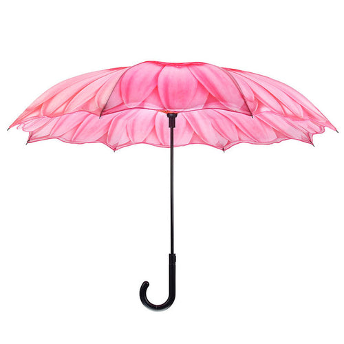 Umbrella - Reverse Close Pink Daisy