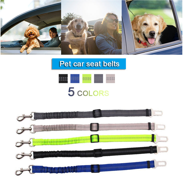 Vehicle Car Pet Dog Safety Belt Car Puppy Safety Belt Harness Lead Clip - foxberryparkproducts
