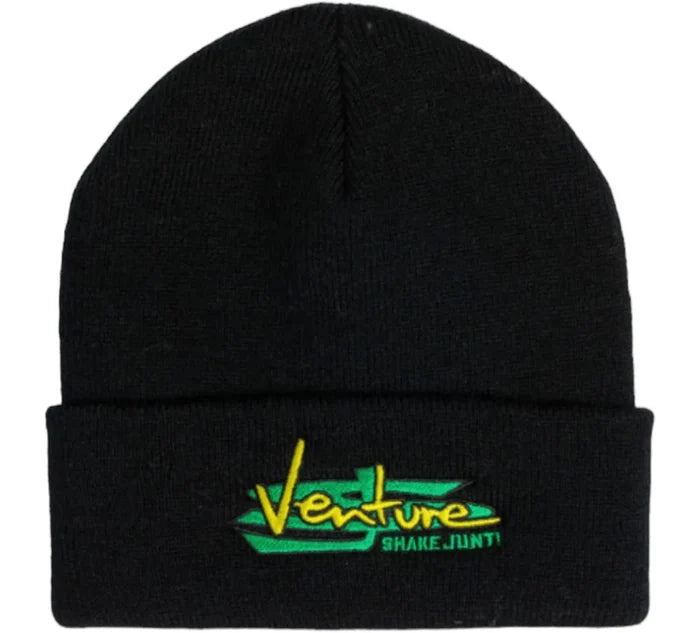 Venture x Shake Junt Black Cuff Beanie