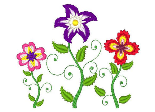 Vintage Flowers [5x7] 11499 Machine Embroidery Designs