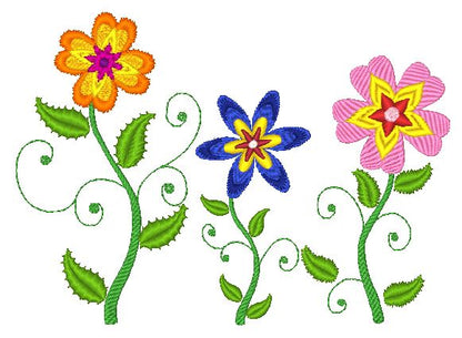 Vintage Flowers [5x7] 11499 Machine Embroidery Designs