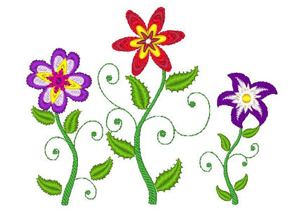 Vintage Flowers [5x7] 11499 Machine Embroidery Designs