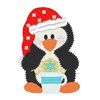 Winter Frolic Penguins [4x4] #  10851