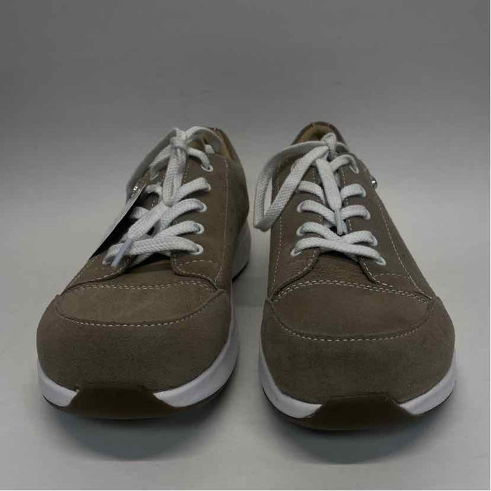 Xelero Size 39-8.5 Women's Taupe Cut Out Lace Up Sneakers