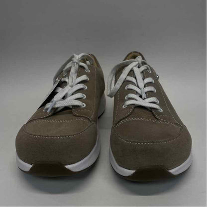 Xelero Size 39-8.5 Women's Taupe Cut Out Lace Up Sneakers