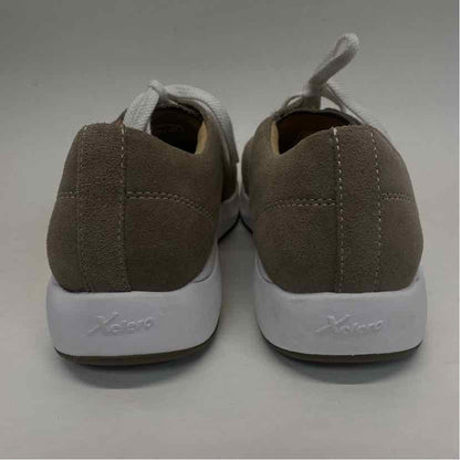 Xelero Size 39-8.5 Women's Taupe Cut Out Lace Up Sneakers