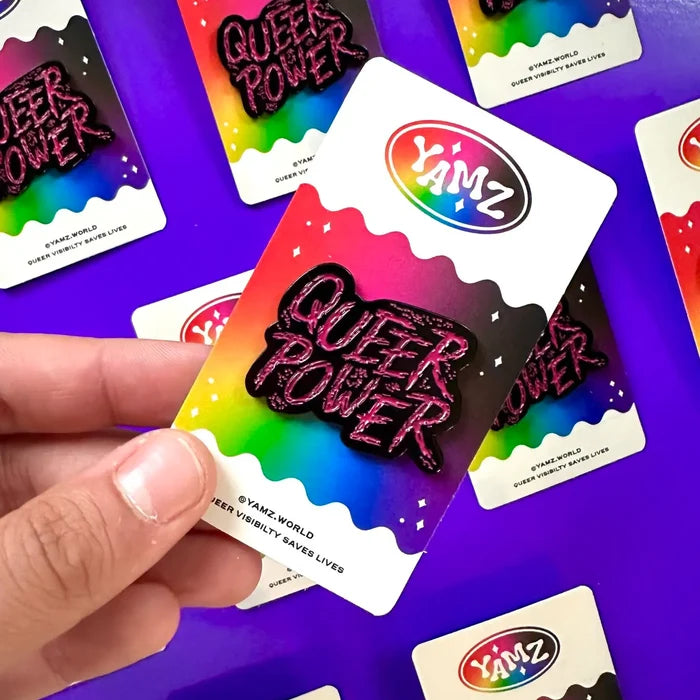 YAMZ: World of Color Enamel Pin - Queer Power