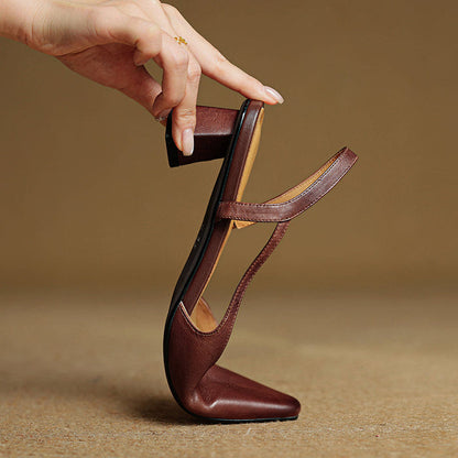 Zara Genuine Leather Heels