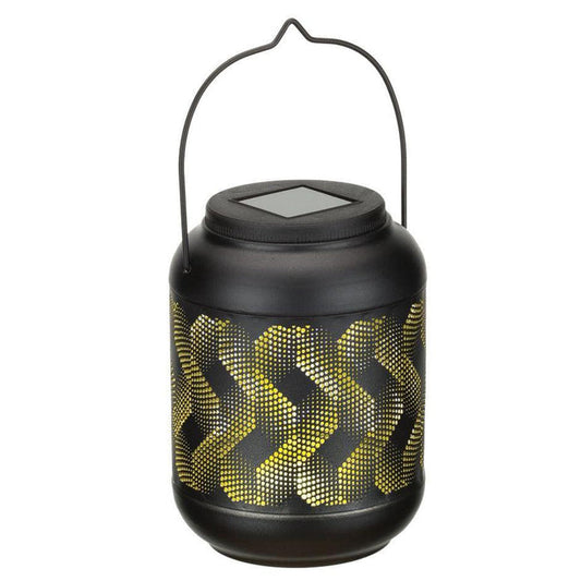Zig Zag Small Shadow Lantern Regal Indigo Pool Patio BBQ