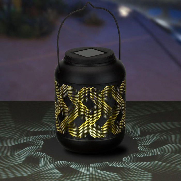 Zig Zag Small Shadow Lantern Regal Indigo Pool Patio BBQ