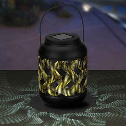 Zig Zag Small Shadow Lantern Regal Indigo Pool Patio BBQ